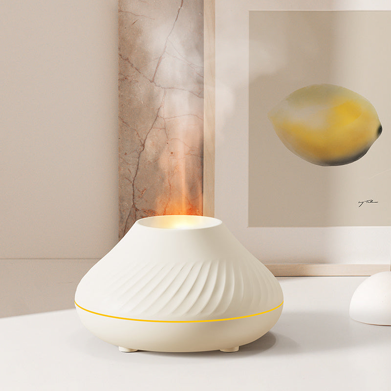 Flame Humidifier Diffuser Aroma Essential Oil Fire Flame Aroma Diffuser 130ML